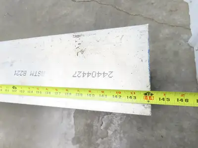 Hydro 6061-T6511 Aluminum 7"x7" x 12' Square Bar Stock Manifold Quality  695Lb