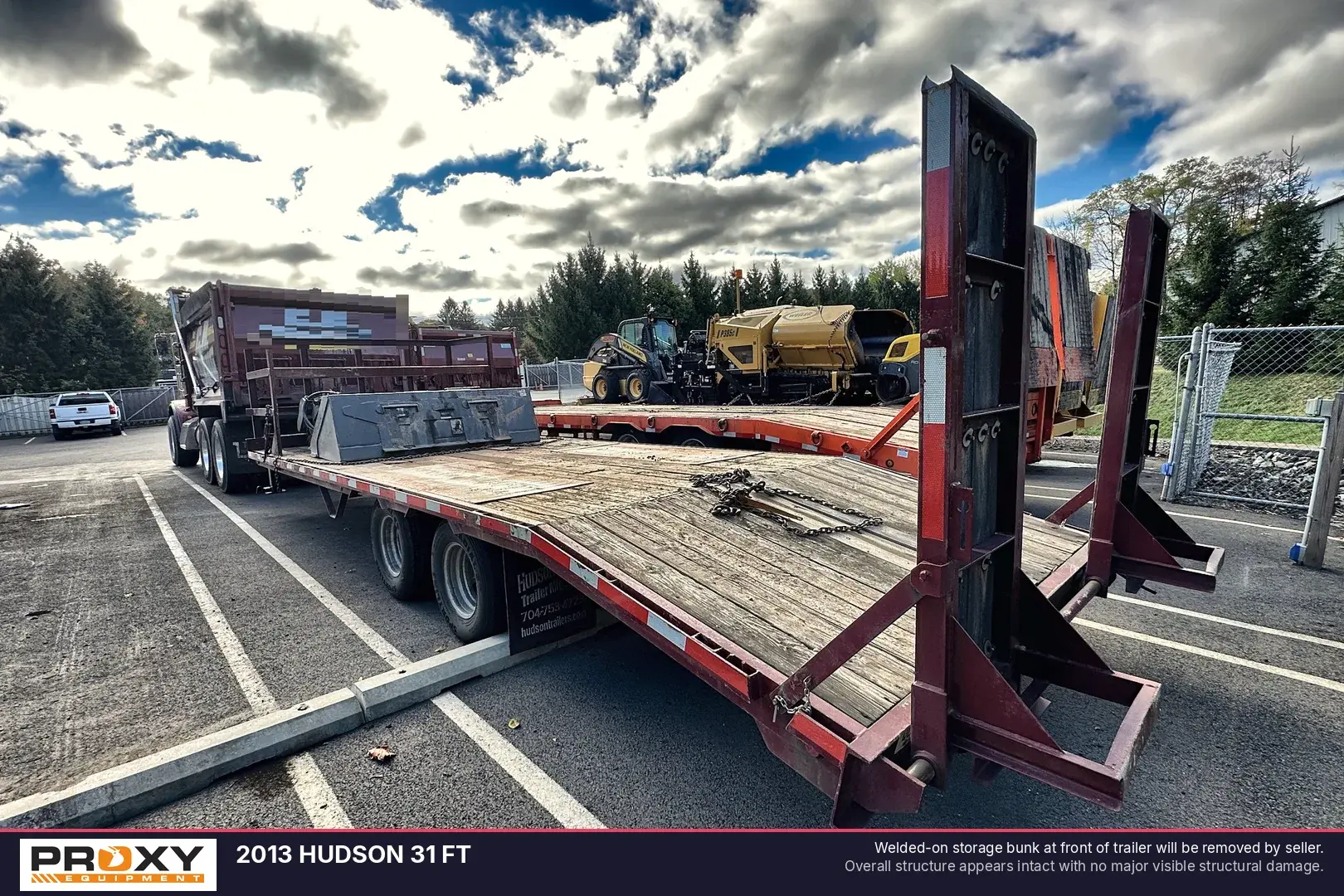 Used 2013 HUDSON 31 FT Flatbed Trailers New Jersey US | Proxy Equipment #1378011
