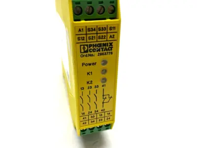 Used PHOENIX CONTACT SAFETY RELAY 2-CHANNEL Relays & Switches | Maverick Industrial Sales #1120118