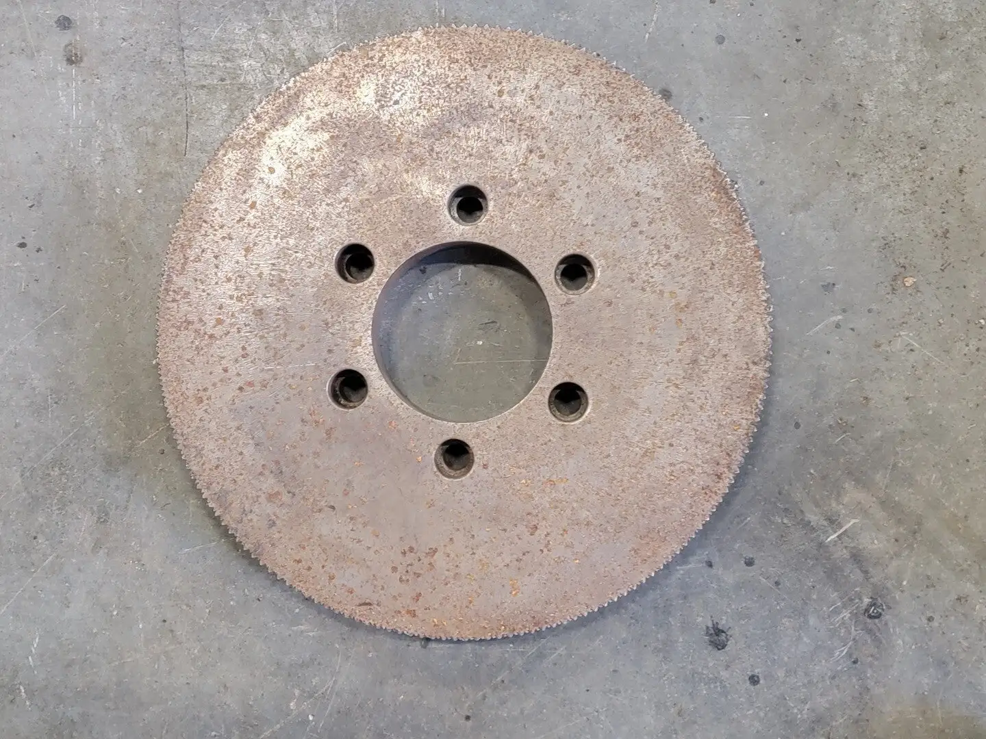 12" Knurled Finish Cylindrical Plate