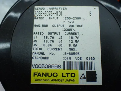 USED FANUC A06B6076H101
