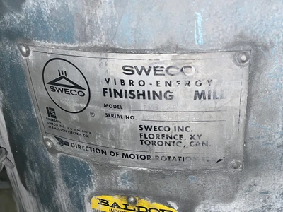 Used 1992 Sweco FM1.2C, 1992, 24" BOWL DIA., 1/3 H.P. MOTOR Vibratory Machines New Jersey US | Machinery Values #1460738