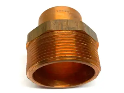 New | in-Stock MUELLER STREAMLINE TUBE ADAPTER COPPER 2" X 1-1/2 NOMINAL Arbors & Adapters | Maverick Industrial Sales #1107360