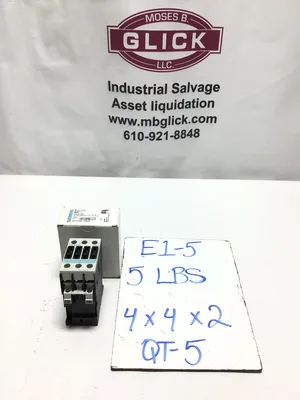 Siemens 3RT1026-1KB40 Contactor 35A 11kW 1-3HP 1-3PH