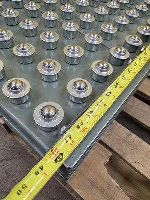 Used HYTROL ROLLER BALL TRANSFER  CONVEYOR Roller Conveyors Wisconsin US | Packer City Sales #1298057