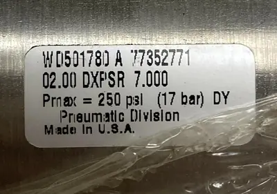 New | in-Stock PARKER WD501780A Cylinders | Surplus Asset Holdings #1207284