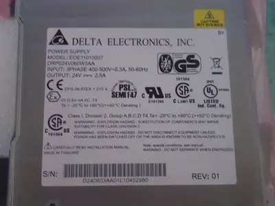 Used DELTA ELECTRIC EOE11010007 DIN Rail Power Supplies Ohio US | HGR 24 #1069952