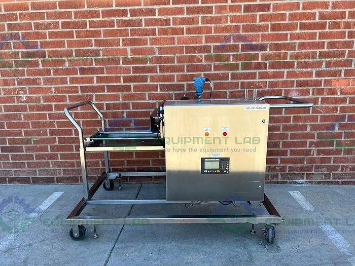 Used MILLIPORE MPODPILOT CP2EA8874 FILTER PRESS SKID W/ E & H PROMASS P FLOWMETER Filtration Equipment | Equipment Lab #486378