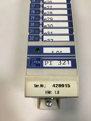 USED SIGMATEK PI321 01-003-321