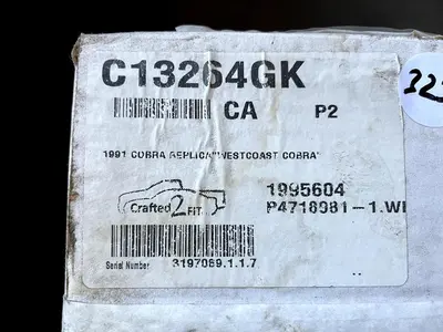 California Car Cover Fits Cobra Kit Car.  Never Opened