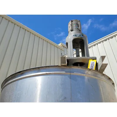 Used 750 Gallon Stainless Steel Jacketed Mixing Tank