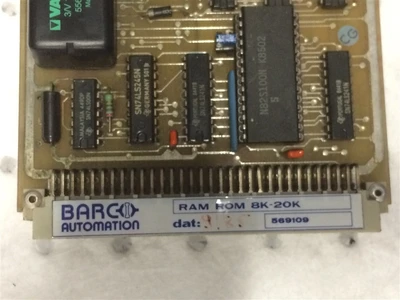 USED LVD RAM ROM 8K-20K   BARCO-MEMORY CARD