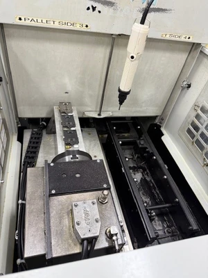 USED 2013 Haas DT-1 w/Midaco Pallet Changer & HRT Rotary Tbls