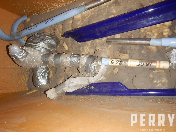 3BRC 20 Gallon Kettle Parts - Glass Lined Agitator (Shaft/Blades) | Perry Equipment