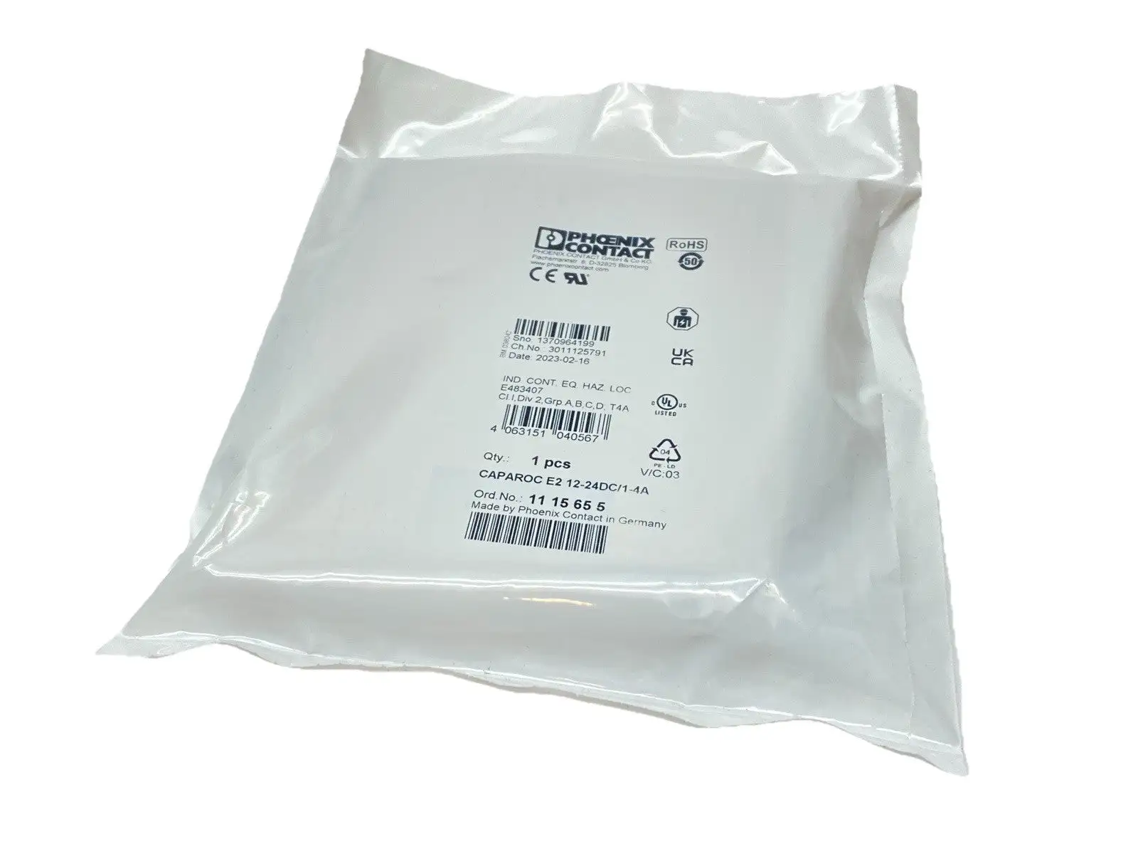 NEW PHOENIX CONTACT ELECTRONIC CIRCUIT BREAKER 1115655