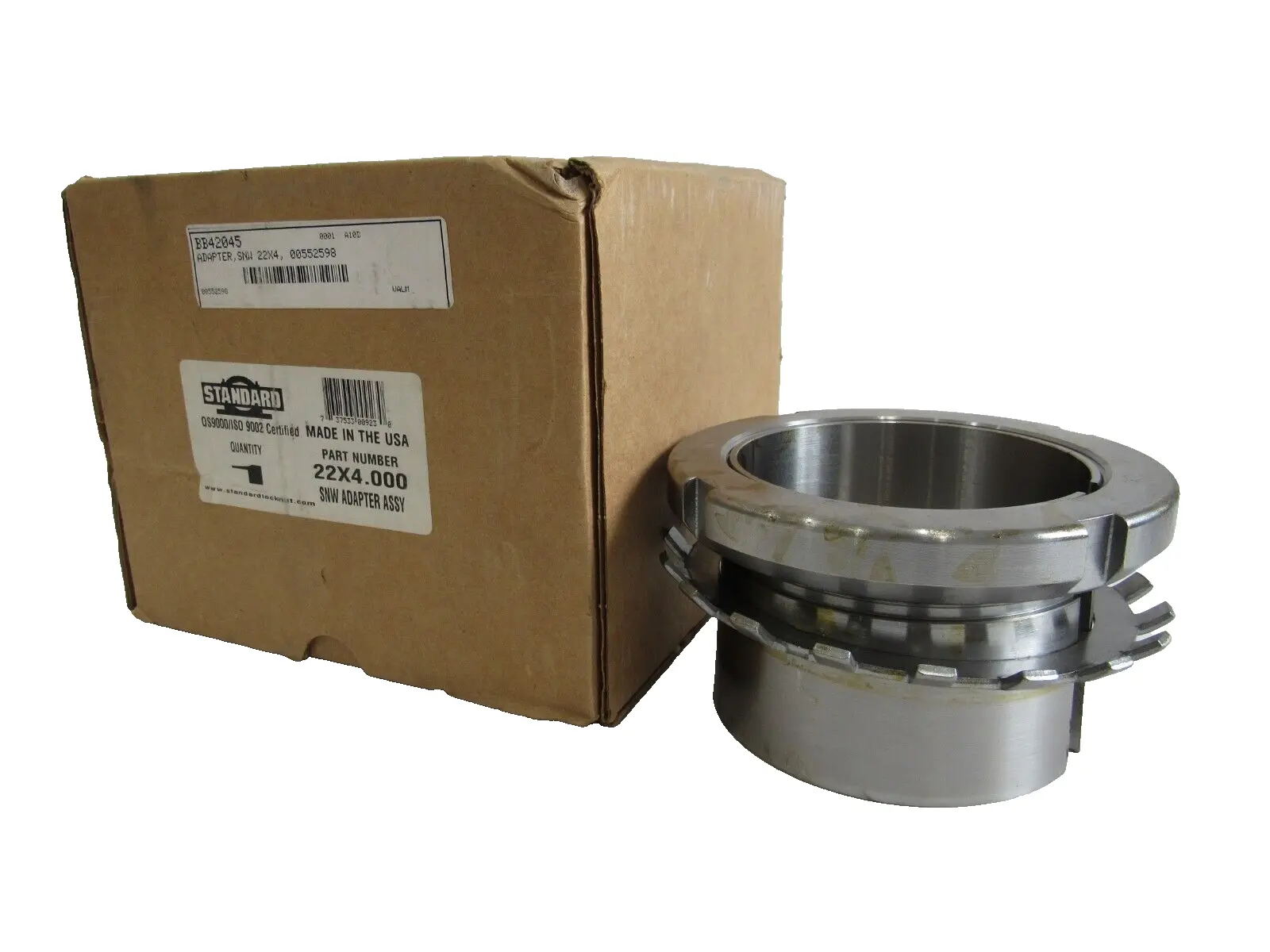 NEW STANDARD LOCKNUT 22X4 SNW ADAPTER SLEEVE