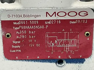 USED MOOG D661-5009