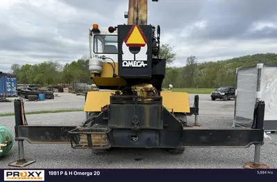 Used 1981 P & H OMEGA 20 Rough Terrain Cranes Indiana US | Proxy Equipment #1425941
