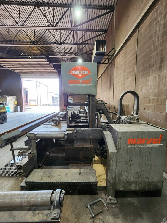 Used 2008 MARVEL 2150A-PC2 Vertical Band Saws Iowa US | Revelation Machinery #1482128