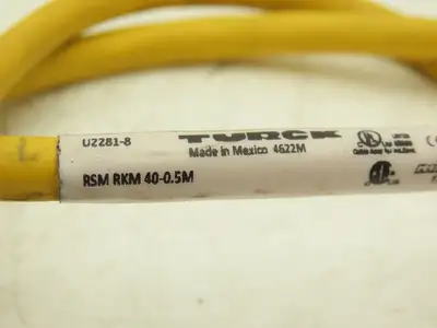 Turck RSM RKM 40-0.5M Minifast Double Ended Cordset 4-Pin 19"L  Lot of 4