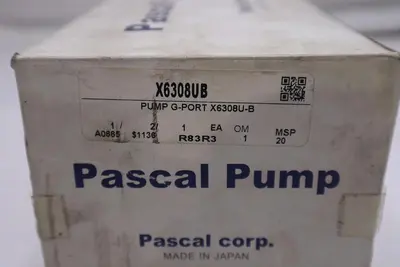 New Pascal X6308U-B  Air Driven Hydraulic Pump X6308UB STOCK 1816B