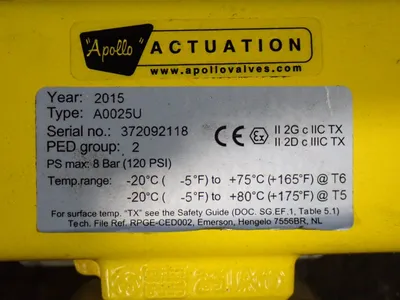 Used 2015 APOLLO VALVES A0025U Pumps Ohio US | HGR 24 #799283