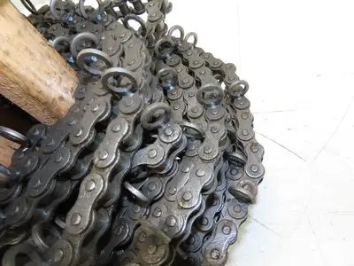Dematic FMH 20052-000 Cable Chain Loop Ring Attachment #50 Roller Chain 80Ft