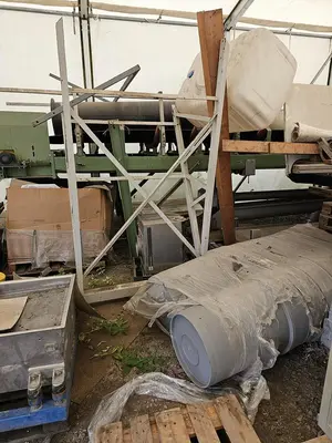 USED HOSOKAWA TWO-STAGE PLASTIC SHREDDING AND GRANULATION SYSTEM