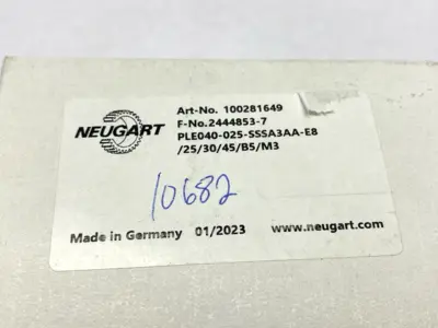 USED NEUGART PLANETARY GEARBOX 100281649