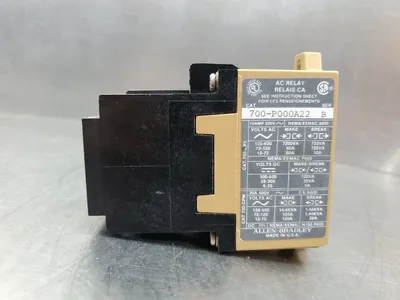 ALLEN BRADLEY 700-P000A22 SER B AC CONTROL RELAY. 4D-31