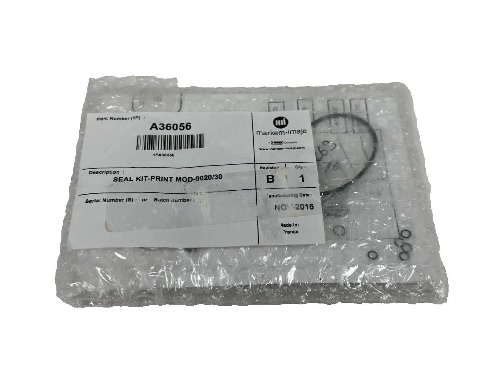 NEW MARKEM-IMAJE A36056 SEAL KIT PRINT MOD 9020/30
