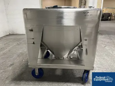 USED TOTE Systems 48" x 42" x 10"  Tote Systems Stainless Steel Transfer Bins