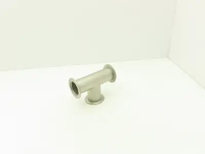 A&N Corporation Q50-200-T 2" NW 50 ISO-QF-Tee Flange Stainless Steel A = 3.2