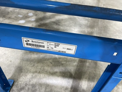 Buschman 401 Roller Conveyer set Width: 22", Length: 14'6" (3' L