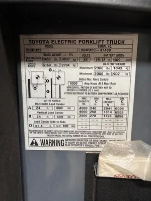 TOYOTA 8BRU23 Single Reach Forklift Trucks | Midstate Machinery (24)
