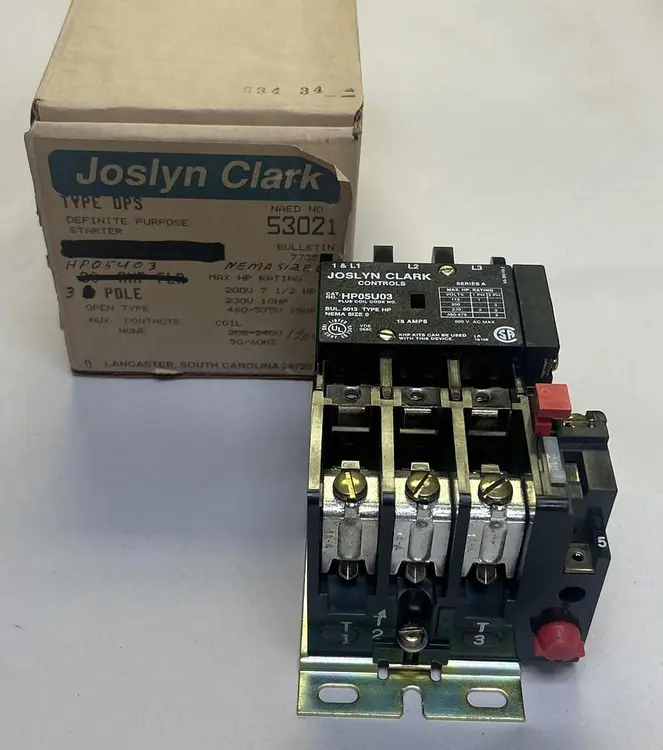 New | in-Stock JOSLYN CLARK HP05U03 Industrial Controls | Surplus Asset Holdings #1221916
