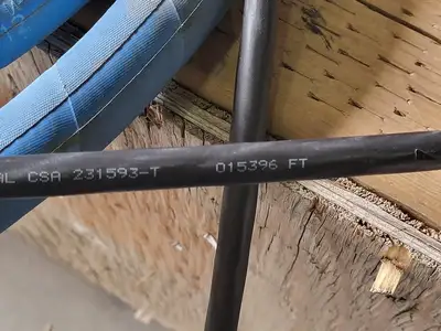6 meters RW90 XLPE Cable Assy E-Stop Basket w/ Blue Hose and Connector