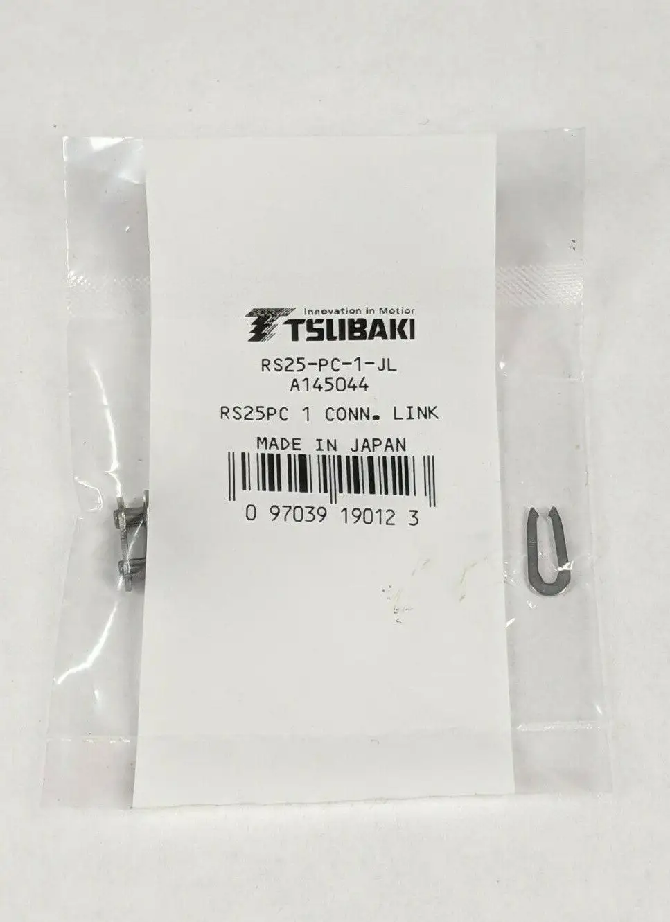 RS25-PC-1-JL | Tsubaki  Poly Steel Chain Connecting Link - New