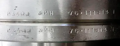 Sharples P3400 (14 x 48) tricanter centrifuge, 316SS.