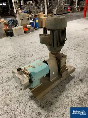 USED G & H Products 2.5" G & H Rotary Lobe Pump, S/S, 15 HP