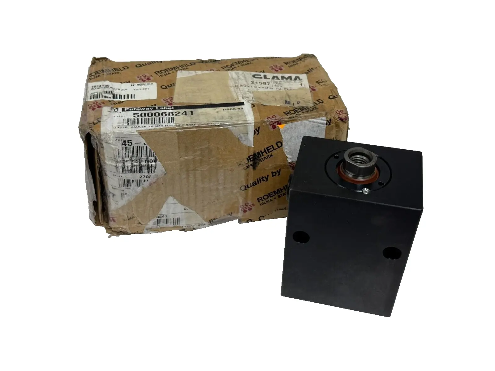 NEW ROEMHELD 1514120 BLOCK CYLINDER 32Dx20H