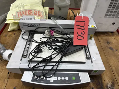 Used ROLAND EGX-30A DESKTOP ROTARY ENGRAVER Engravers Michigan US | Vander Ziel Machinery Sales #483280