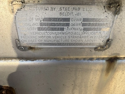 Used 2005 ST&E MILK TANKER TRAILER Liquid Supply Trailers Michigan US | Miedema Asset Management Group #1709520