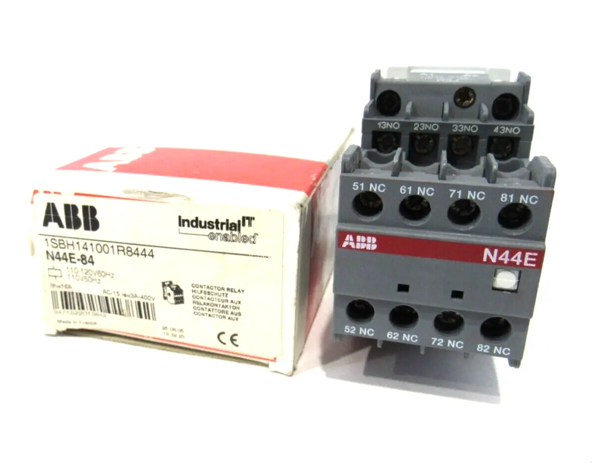 NEW ABB 1SBH141001R8444 CONTACTOR RELAY 144E-84
