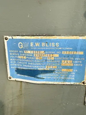 USED BLISS C-45