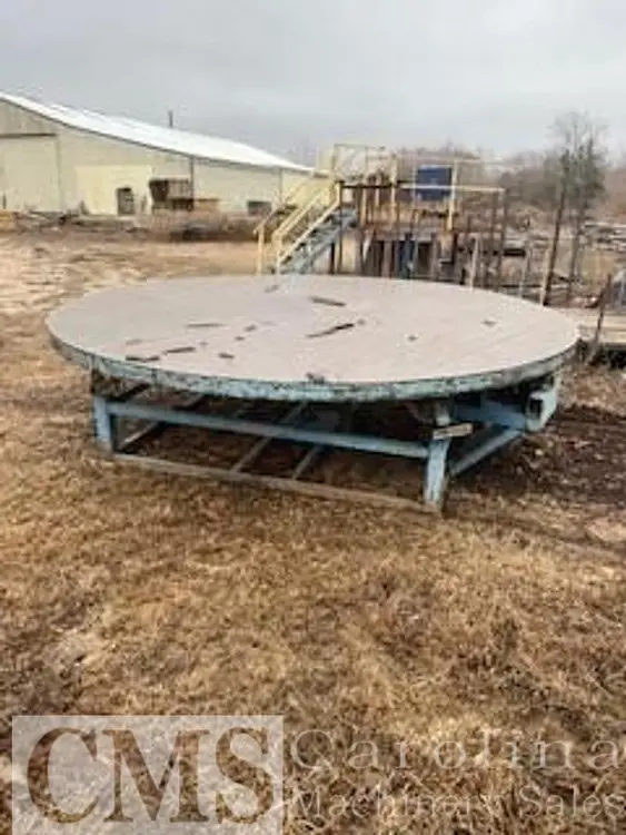 Used UNKNOWN 10' HEAVY DUTY ROUND TURN TABLE Sawmill Material Handling North Carolina US | CAROLINA MACHINERY SALES #422212