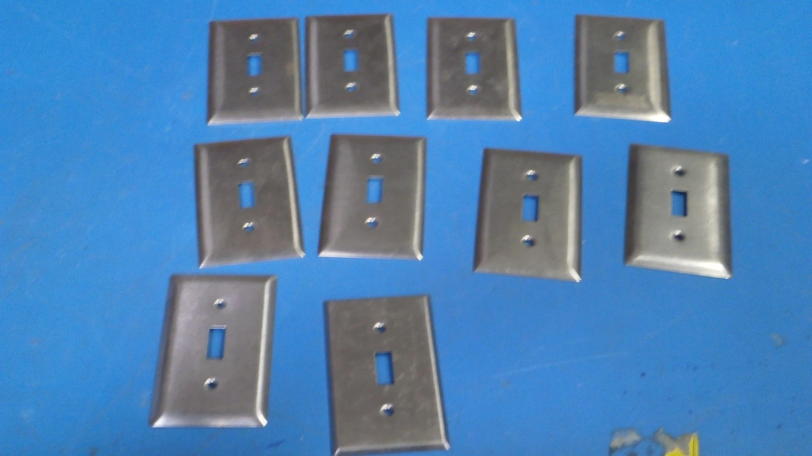 USED Bryant Stainsteel wallplates on/off