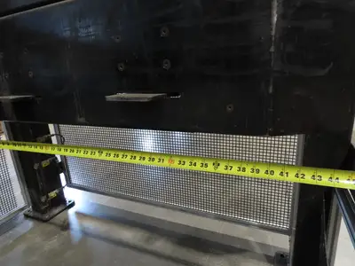 42"W x 48-50"L Pallet Feeder Dispenser for Robot Palletizer Conveyor 90"H