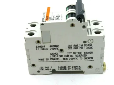 NEW SQUARE D MG24447 C60N SUPPLEMENTARY PROTECTOR 2 POLES 6 AMP