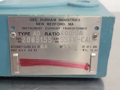 NEW GEC DURHAM INDUCTRIES 554X-CAL